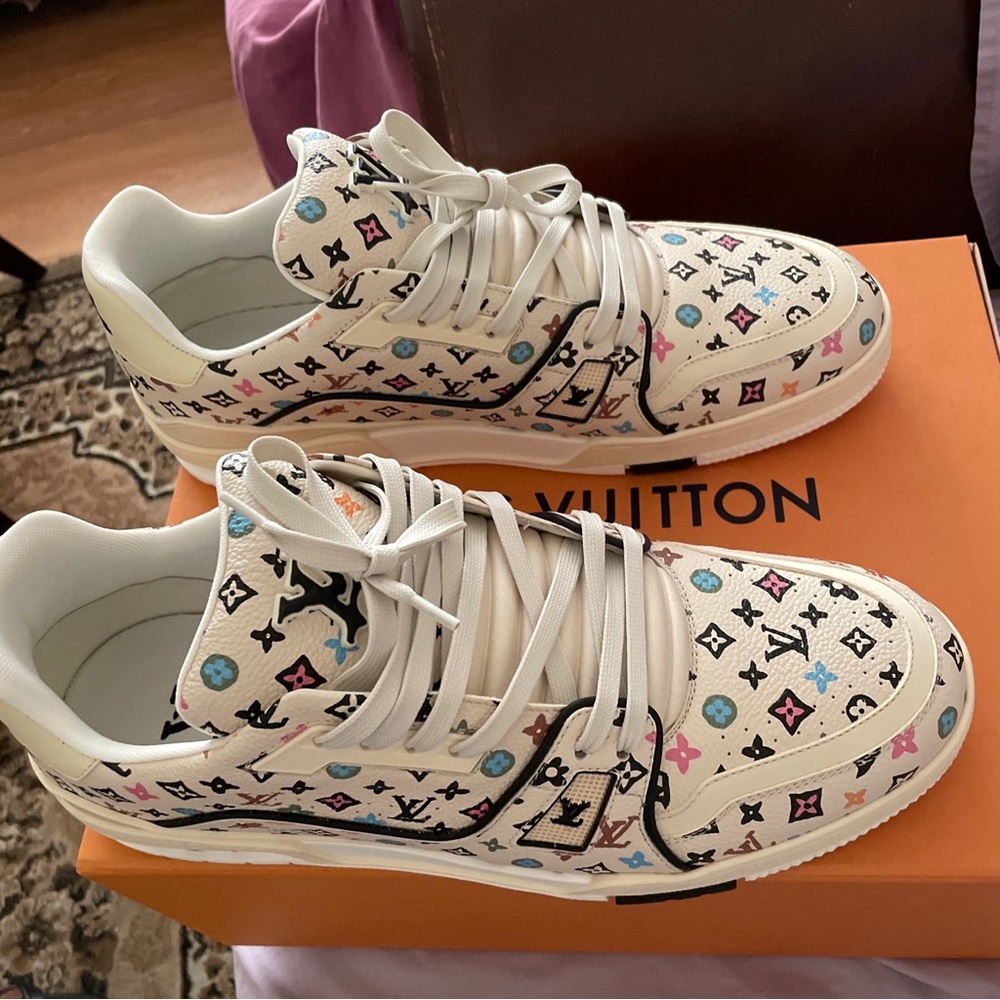 Louis Vuitton Tyler the creator trainers lv size 10 authentic with receipt